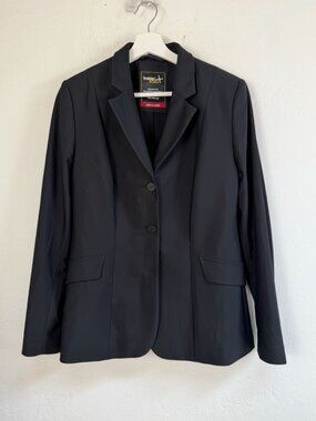 Tredstep Solo Classic Womens Black Equestrian Show Coat Stretch Riding Blazer 10
